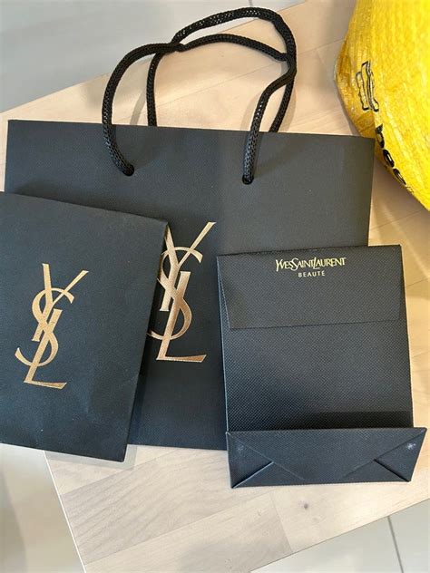 ysl beauty paper bag